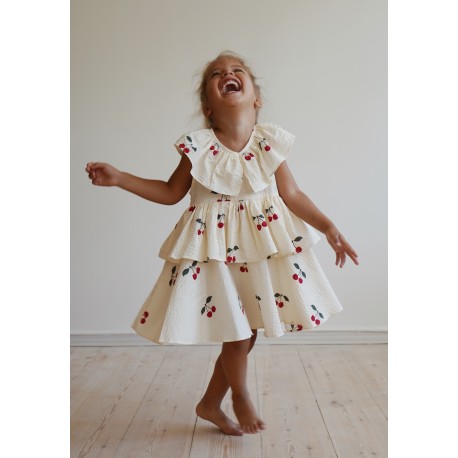 Lunella dress - mon grande cherry