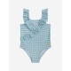 Baby Vichy ruffle swimsuit