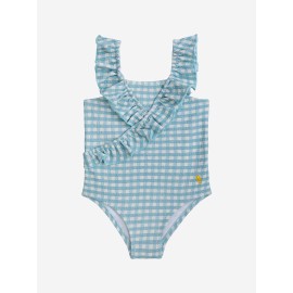 Baby Vichy ruffle swimsuit