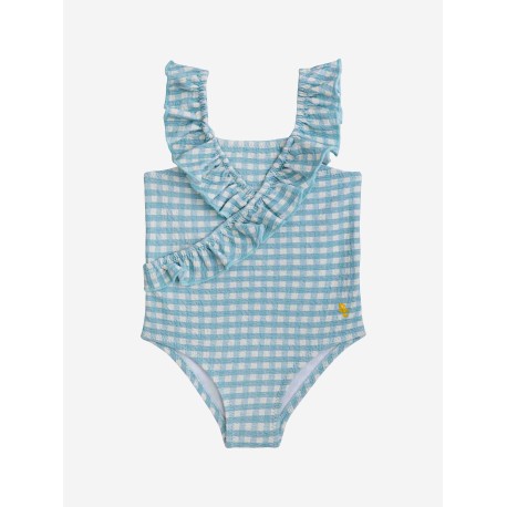 Baby Vichy ruffle swimsuit