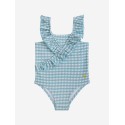 Baby Vichy ruffle swimsuit