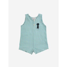 Baby Ant vichy woven playsuit
