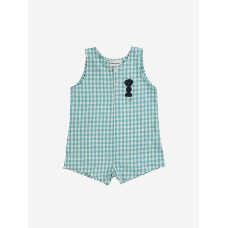 Baby Ant vichy woven playsuit