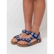 Bobo Choses printed blue sandals