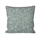 Dottery cushion - dusty blue