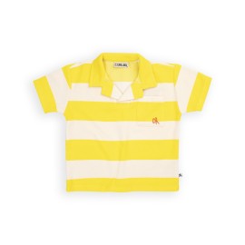 Stripes yellow - loose fit polo