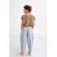 Wide pant - bleached light blue