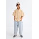 Wide pant - bleached light blue