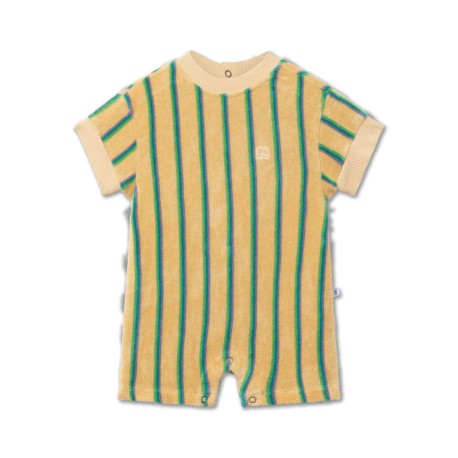 Playsuit - multi pop stripe