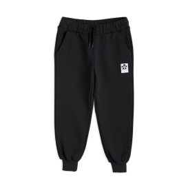 Basic solid sweatpants - black