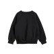 Basic solid sweatshirt - black
