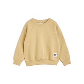 Basic solid sweatshirt - beige