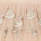 Fayette dress - swan glitter