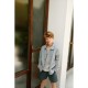 Tage linen shorts - whale blue