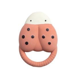 Natural rubber teether Luca ladybird