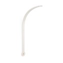 Wall mounted canopy holder, white