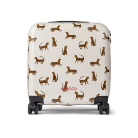 Hollie hard shell suitcase - Leopard