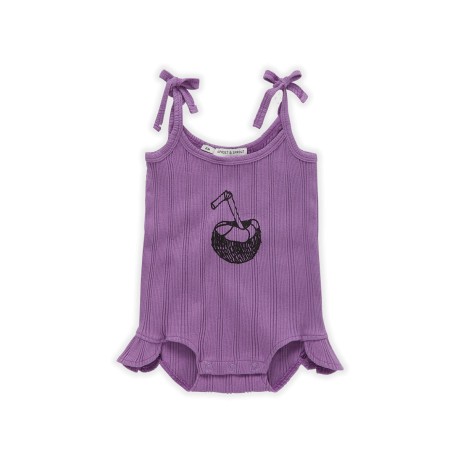 Baby romper - coconut