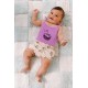 Baby romper - coconut