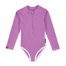 Orchid Ribbed Swimsuit