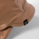 Chocolate Ribbed UPF50+ Hat One Size