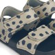 Blumer sandals - Leo spots
