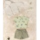 Baby shorts with pockets - recycled