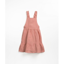 Linen dress - Coral