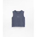 Sleeveless T -Shirt - sea