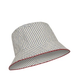 Ace bucket hat - stripe blue