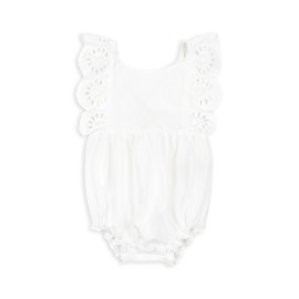 Posey romper - optic white