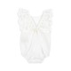 Posey romper - optic white