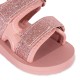 Sun sandals glitter - mellow rose