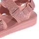 Sun sandals glitter - mellow rose