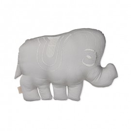 Elephant cushion- grey