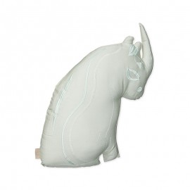 Rhino cushion - mint