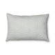 Quilted rectangular cushion grey