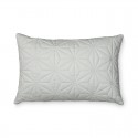 Quilted rectangular cushion mint