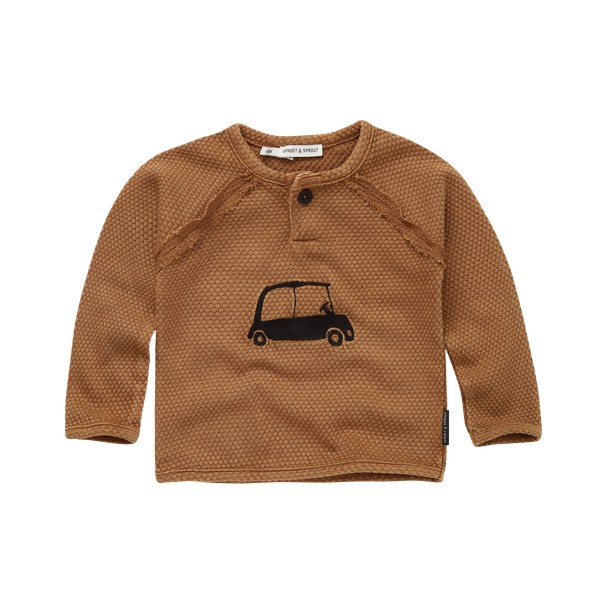Babysprouts Knit Sweater Bodysuit - Strawberry Ice main image 1