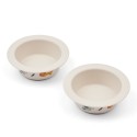 Peony suction bowl 2-pack - safari