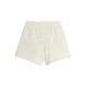 Bird embroidered neps sweatshorts