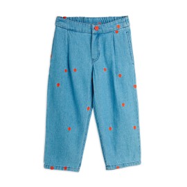 Mini hearts woven trousers