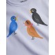 Birds short sleeve dress