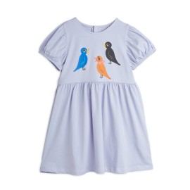 Birds short sleeve dress