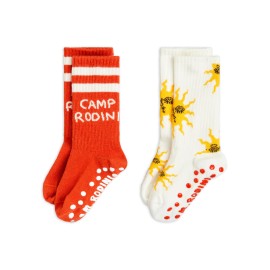 Sun 2-pack anti-slip socks