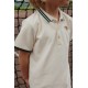 Florian polo shirt- antique white