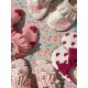 Merle frill swim shoes - cherry pink motif