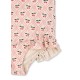 Merle long- sleeved swimsuit - cherry pink motif