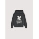 TNS Logo Hood Sweatshirt Galactic Grey Melange