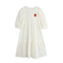 Strawberry schiffli woven dress
